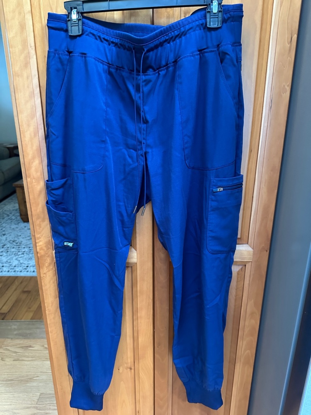Women’s bundle of 5 pair Grey's Anatomy Indigo (navy) Cargo Jogger scrub pants